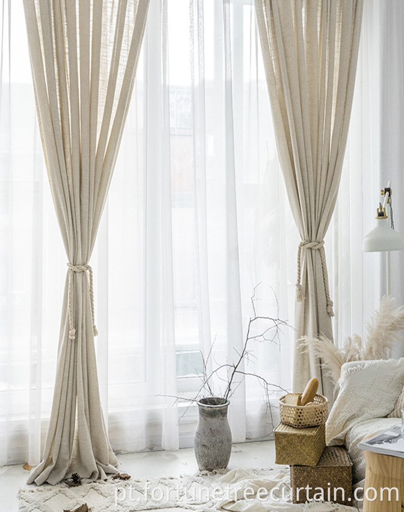 High Light-blocking Linen Curtain